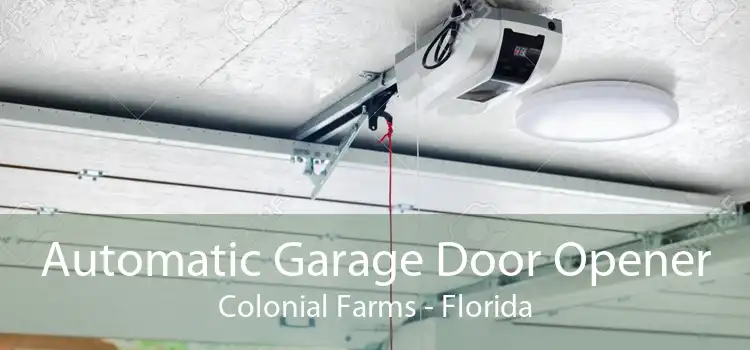 Automatic Garage Door Opener Colonial Farms - Florida