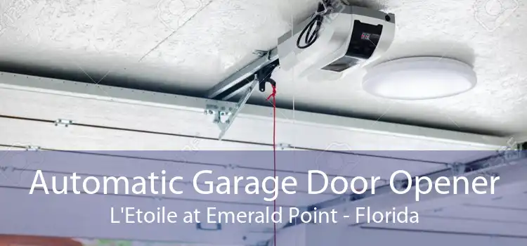 Automatic Garage Door Opener L'Etoile at Emerald Point - Florida