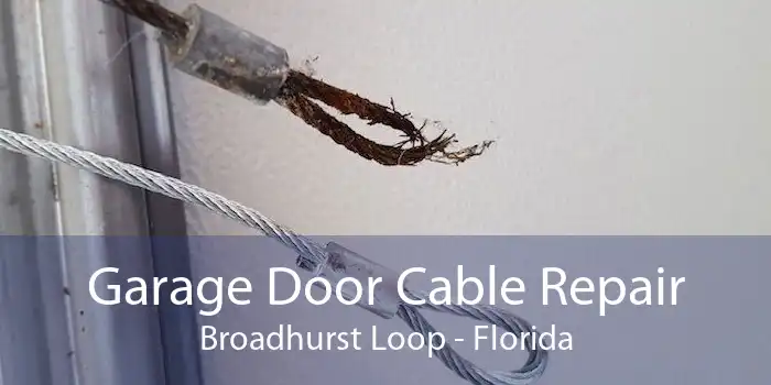 Garage Door Cable Repair Broadhurst Loop - Florida