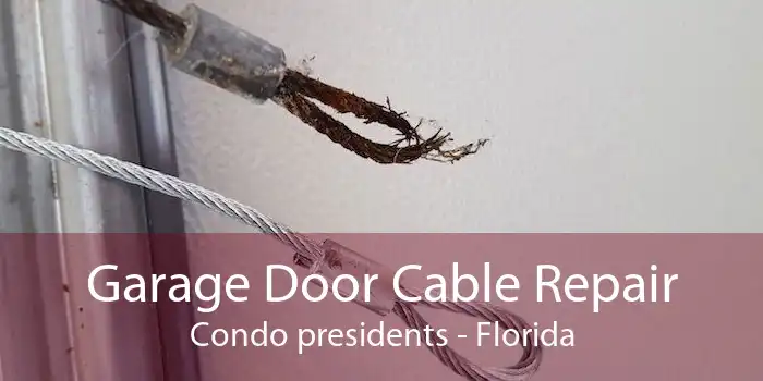 Garage Door Cable Repair Condo presidents - Florida