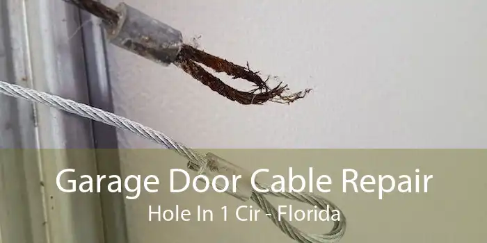 Garage Door Cable Repair Hole In 1 Cir - Florida