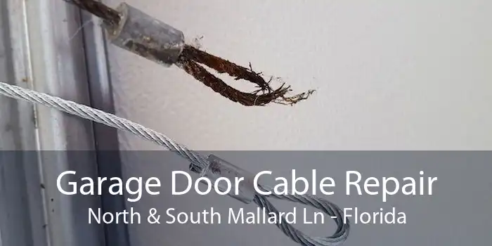 Garage Door Cable Repair North & South Mallard Ln - Florida