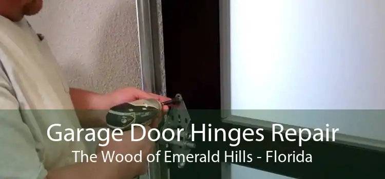 Garage Door Hinges Repair The Wood of Emerald Hills - Florida