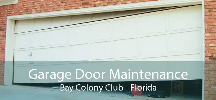 Garage Door Maintenance Bay Colony Club - Florida