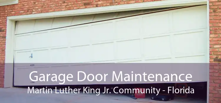 Garage Door Maintenance Martin Luther King Jr. Community - Florida