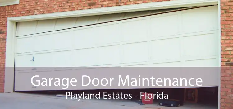 Garage Door Maintenance Playland Estates - Florida