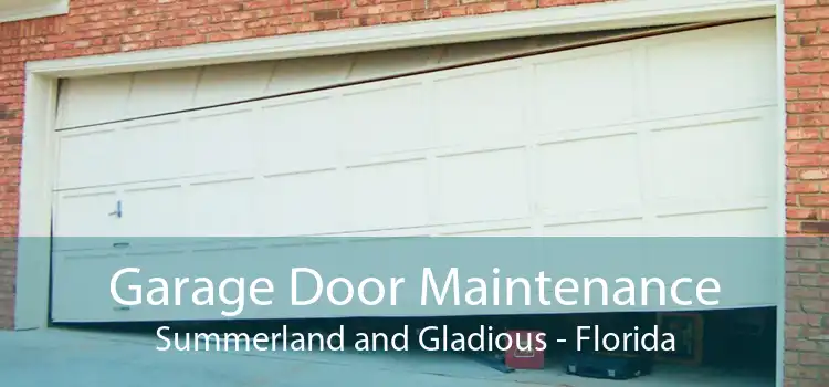 Garage Door Maintenance Summerland and Gladious - Florida