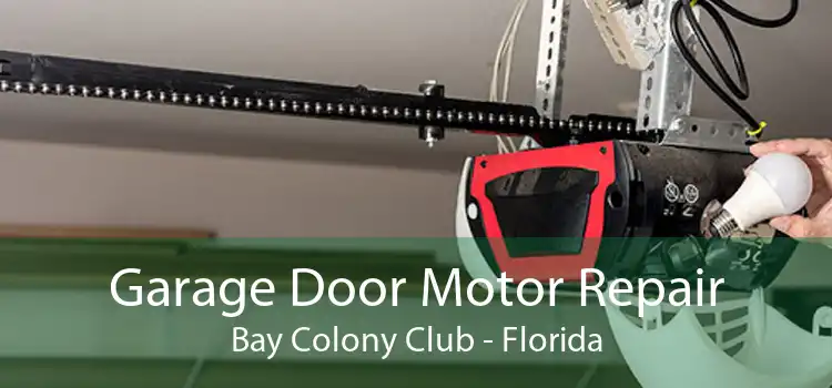 Garage Door Motor Repair Bay Colony Club - Florida