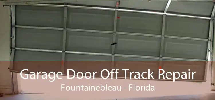 Garage Door Off Track Repair Fountainebleau - Florida