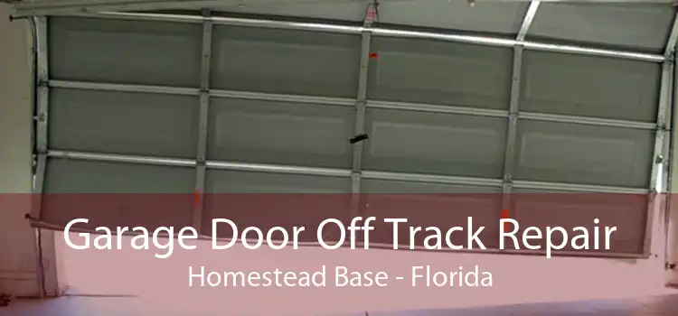 Garage Door Off Track Repair Homestead Base - Florida