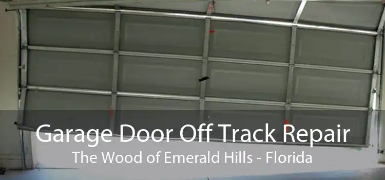 Garage Door Off Track Repair The Wood of Emerald Hills - Florida