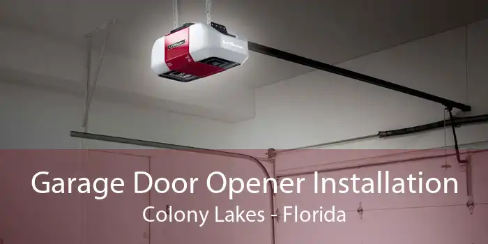 Garage Door Opener Installation Colony Lakes - Florida