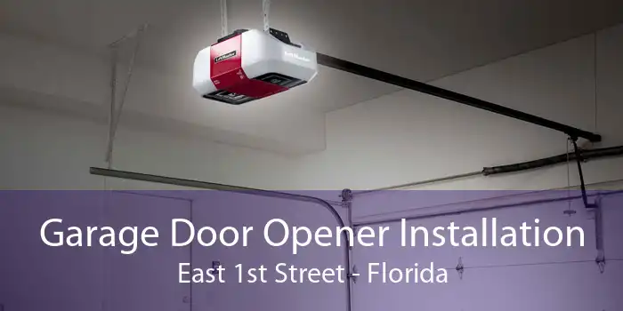 Garage Door Opener Installation East 1st Street - Florida