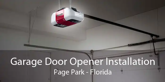 Garage Door Opener Installation Page Park - Florida