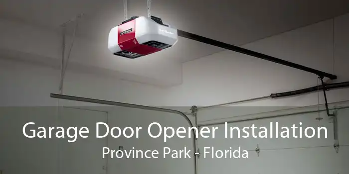 Garage Door Opener Installation Province Park - Florida