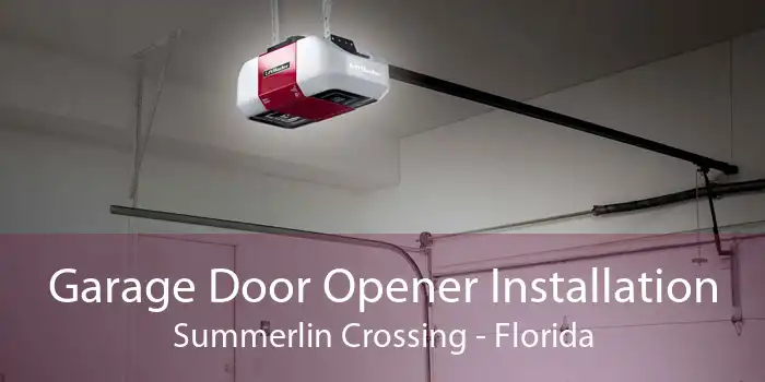 Garage Door Opener Installation Summerlin Crossing - Florida