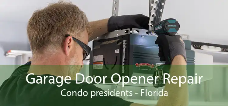 Garage Door Opener Repair Condo presidents - Florida