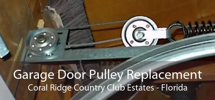 Garage Door Pulley Replacement Coral Ridge Country Club Estates - Florida