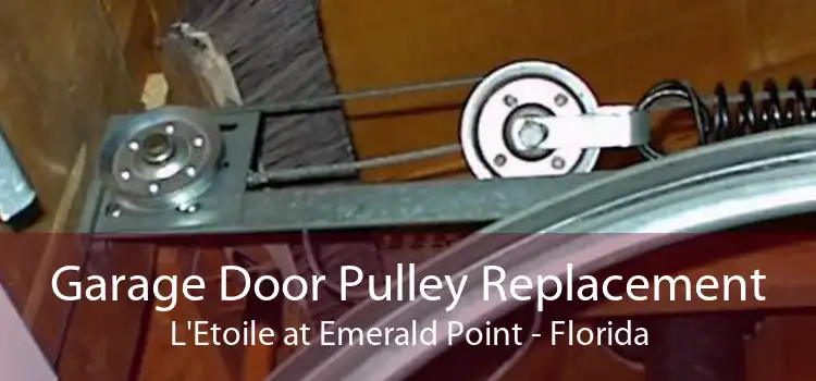 Garage Door Pulley Replacement L'Etoile at Emerald Point - Florida