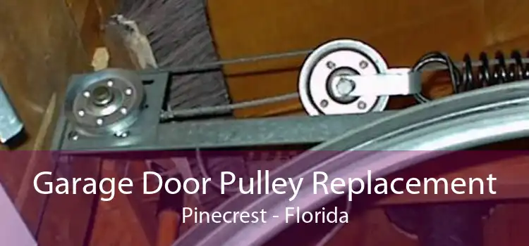 Garage Door Pulley Replacement Pinecrest - Florida