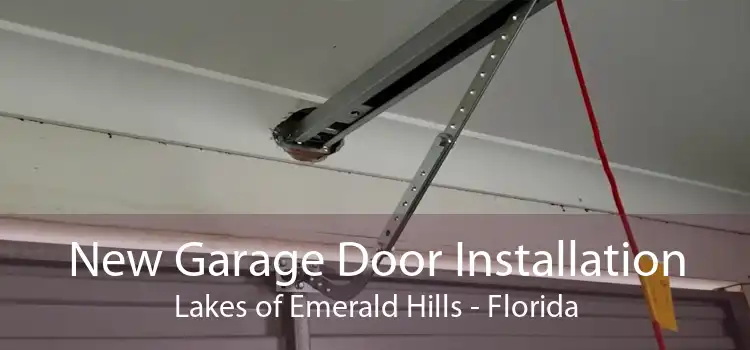 New Garage Door Installation Lakes of Emerald Hills - Florida