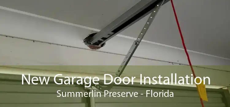 New Garage Door Installation Summerlin Preserve - Florida