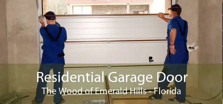 Residential Garage Door The Wood of Emerald Hills - Florida