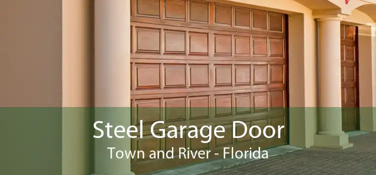 Steel Garage Door Town and River - Florida