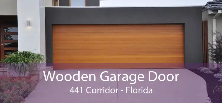 Wooden Garage Door 441 Corridor - Florida