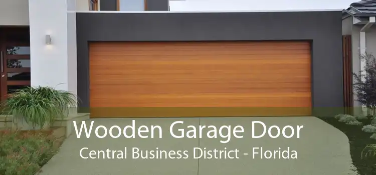 Wooden Garage Door Central Business District - Florida