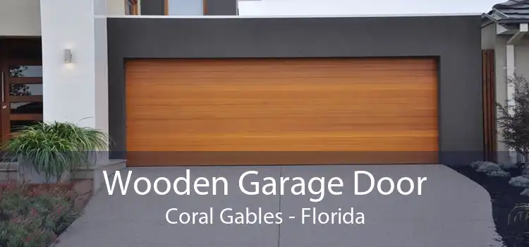 Wooden Garage Door Coral Gables - Florida