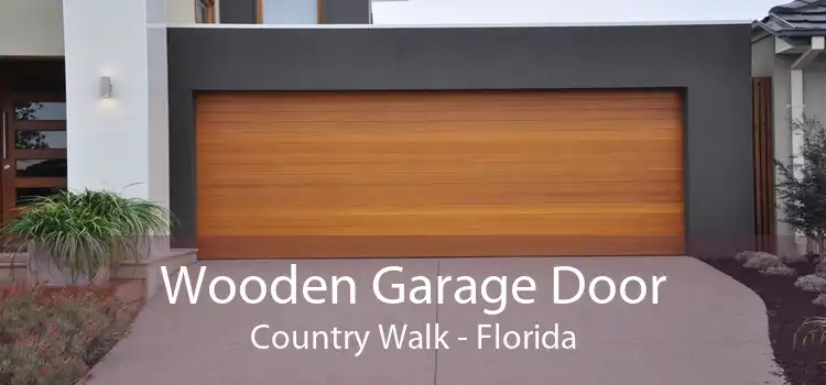 Wooden Garage Door Country Walk - Florida