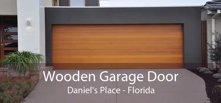 Wooden Garage Door Daniel's Place - Florida