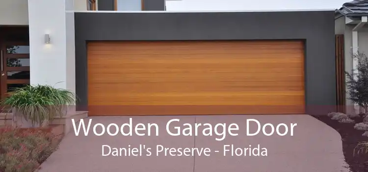 Wooden Garage Door Daniel's Preserve - Florida