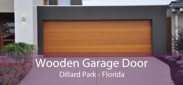 Wooden Garage Door Dillard Park - Florida