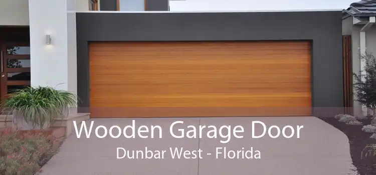 Wooden Garage Door Dunbar West - Florida