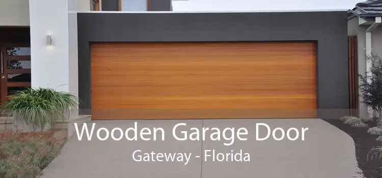 Wooden Garage Door Gateway - Florida