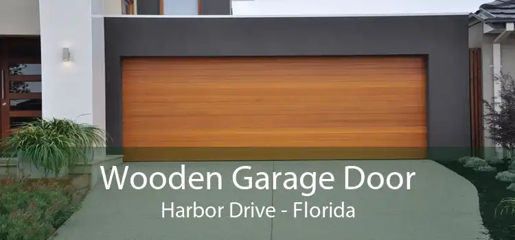 Wooden Garage Door Harbor Drive - Florida