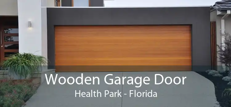 Wooden Garage Door Health Park - Florida