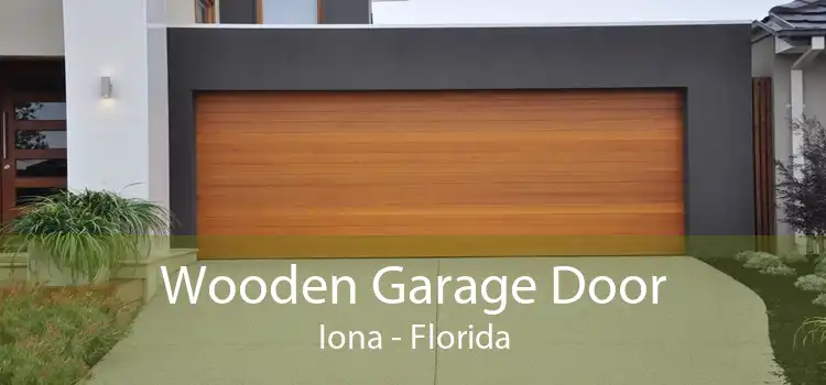 Wooden Garage Door Iona - Florida