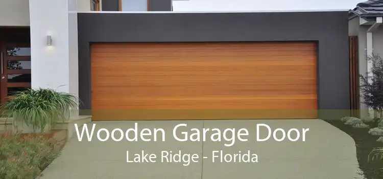 Wooden Garage Door Lake Ridge - Florida