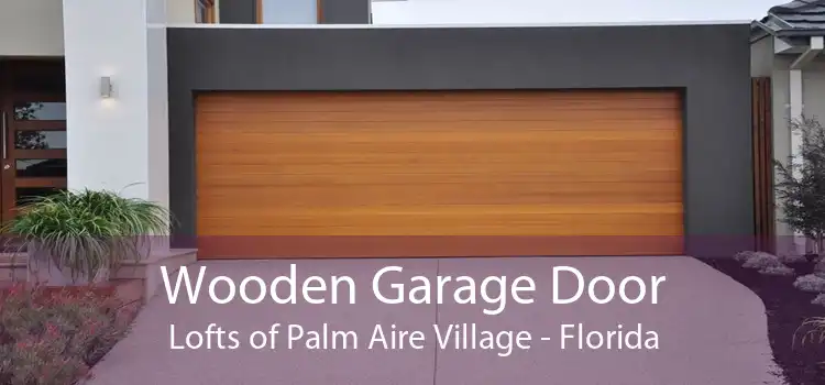 Wooden Garage Door Lofts of Palm Aire Village - Florida