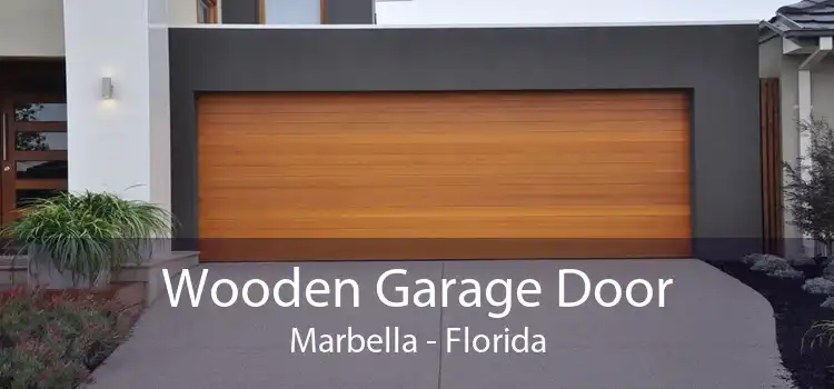 Wooden Garage Door Marbella - Florida