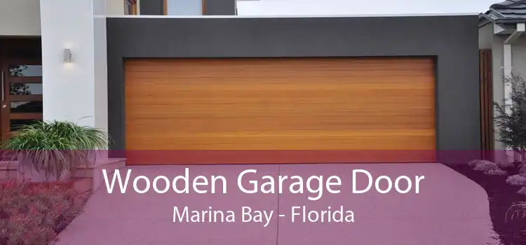 Wooden Garage Door Marina Bay - Florida