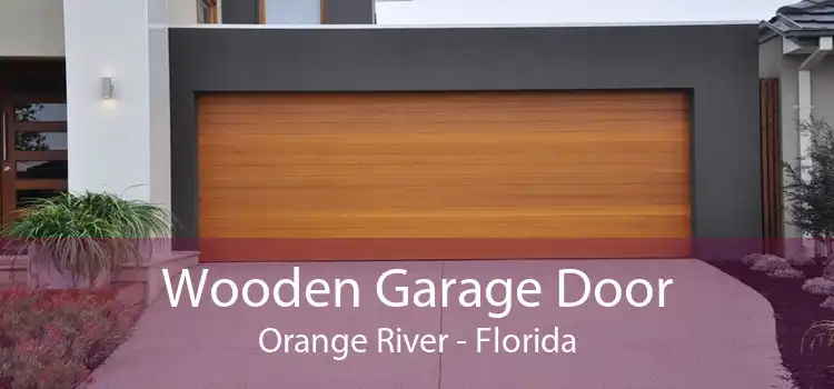 Wooden Garage Door Orange River - Florida