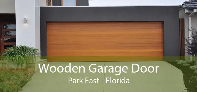 Wooden Garage Door Park East - Florida