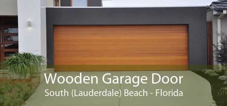 Wooden Garage Door South (Lauderdale) Beach - Florida